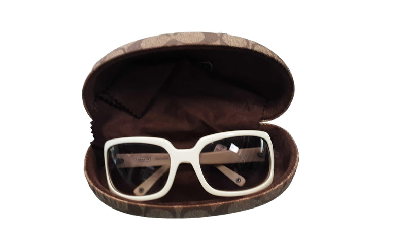 Coach Samantha S425 White Sunglasses