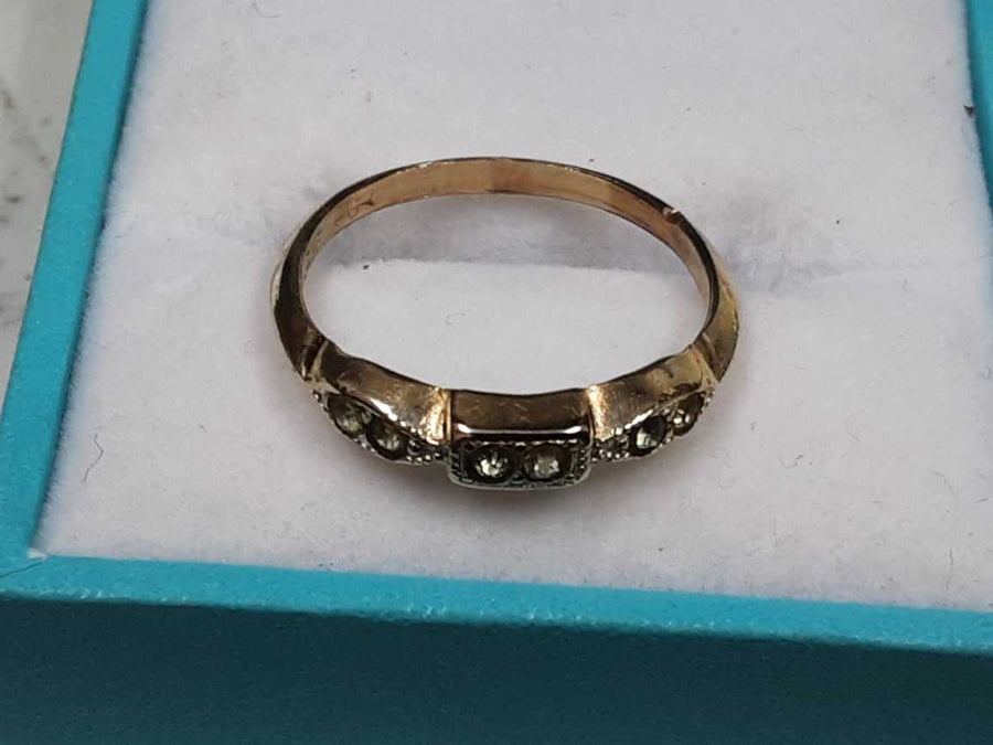 Women's Ring - Yellow Gold 10k (.417) 1.5 grams Size 7