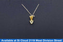 Diamond Pendant - Yellow Gold 14k (.585) 0.979 grams
