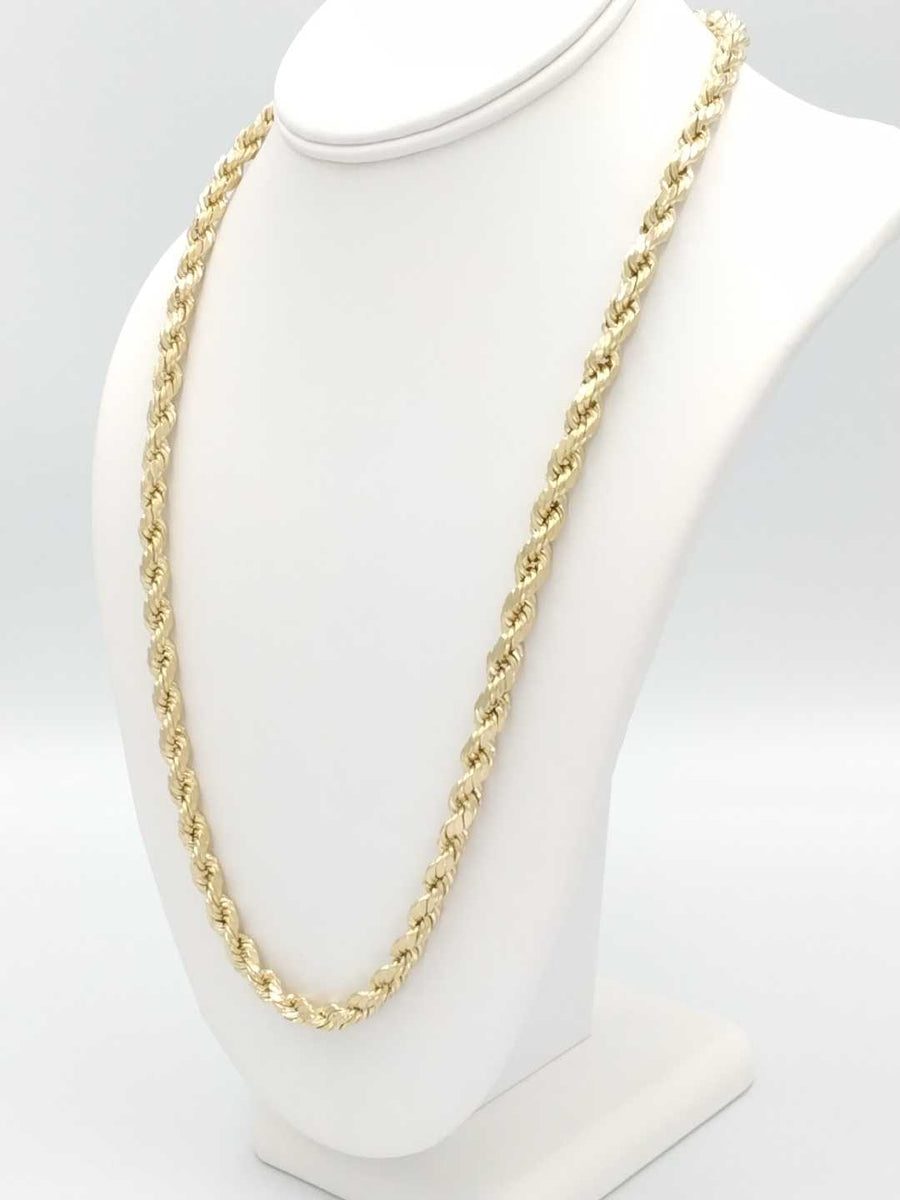 Rope Chain - Yellow Gold 10k (.417) 19 grams 24 inch
