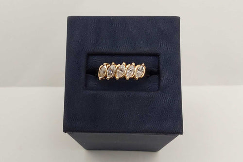 Women's Ring - Anniversary - Yellow Gold 14k (.585) 2.34 grams Size 8