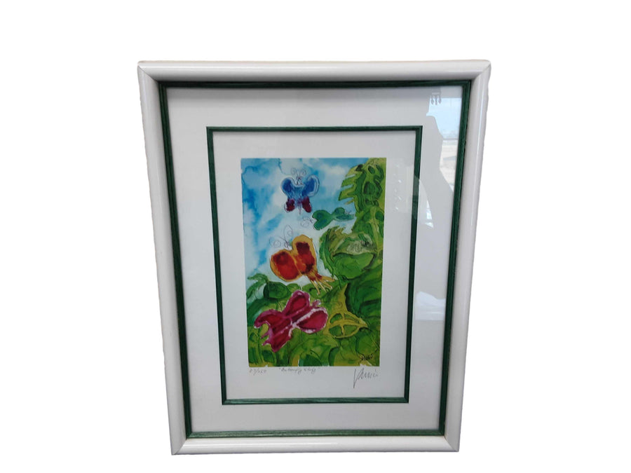Jerry Garcia Butterfly Study White Other Collectible