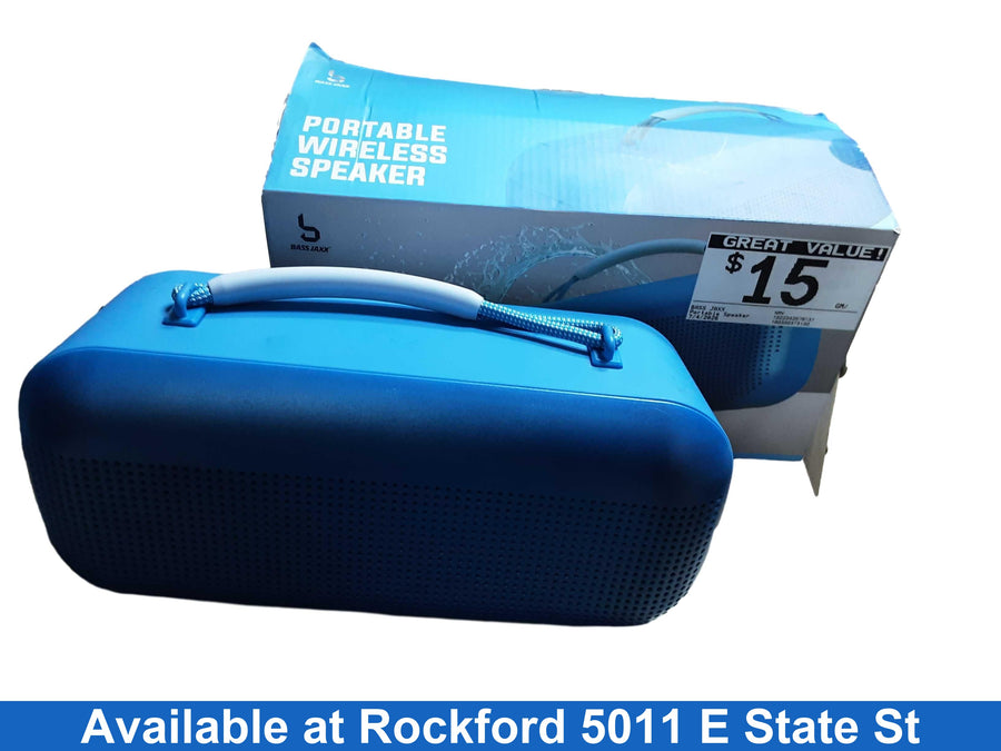 Bass Jaxx Blue Portable Speaker