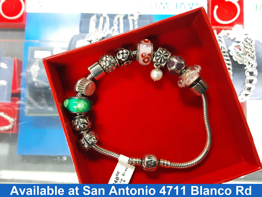Serpentine Bracelet - Silver 57.6 grams 7 inch