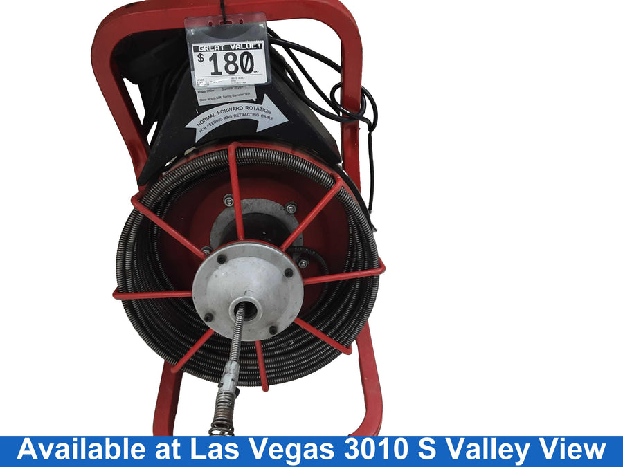 Vevor Drain Auger Red Electric Drain Snake