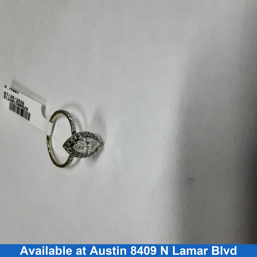 Women's Ring - White Gold 14k (.585) 2.4 grams Size 6.5