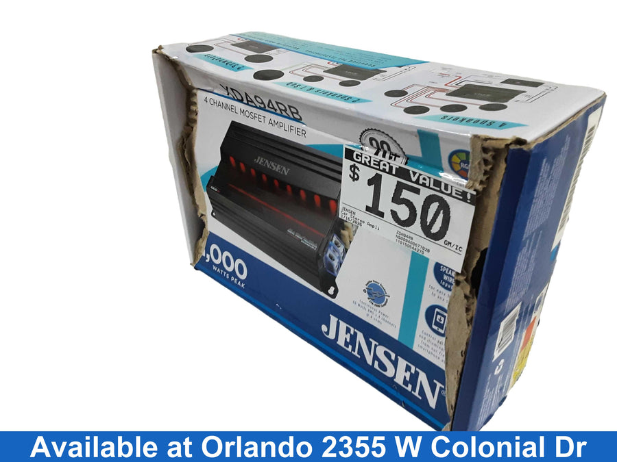 Jensen Zda94rb Black Car Audio Amplifier