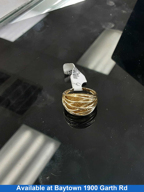 Women's Ring - Yellow Gold 14k (.585) 5.6 grams Size 9