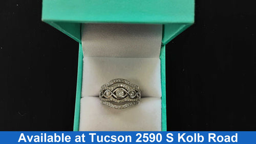 Ring - Wedding Band - White Gold 10k (.417) 7.5 grams Size 6