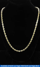 Rope Chain - Yellow Gold 10k (.417) 17.8 grams 20 inch