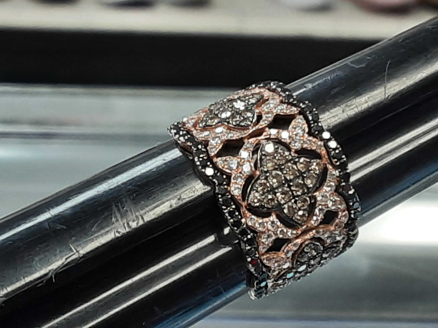 Women's Ring - Rose Gold 14k (.585) 4.2 grams Size 7.5