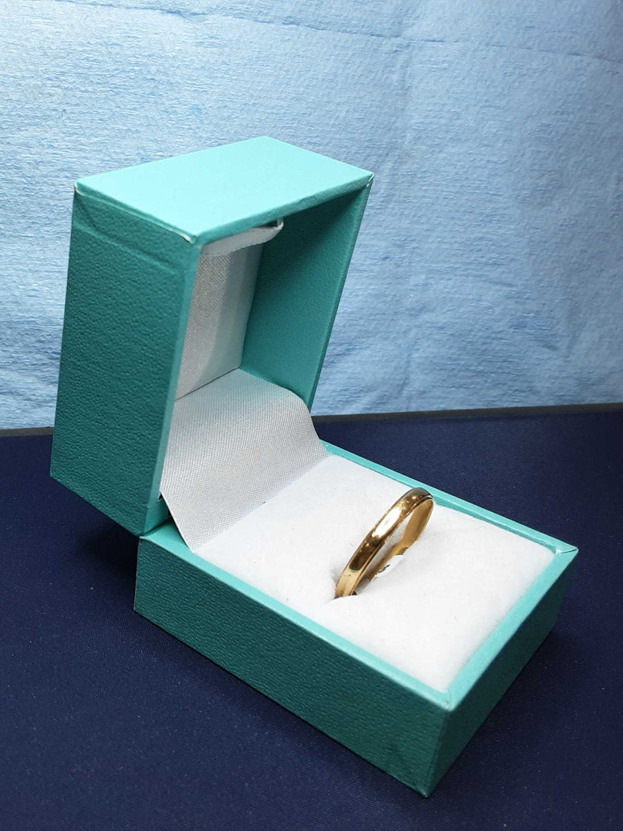 Ring - Wedding Band - Yellow Gold 14k (.585) 1.8 grams Size 12