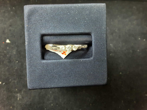 Women's Ring - White Gold 10k (.417) 1.5 grams Size 20