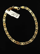 Gucci Bracelet - Tricolor Gold 14k (.585) 8.2 grams 6 inch