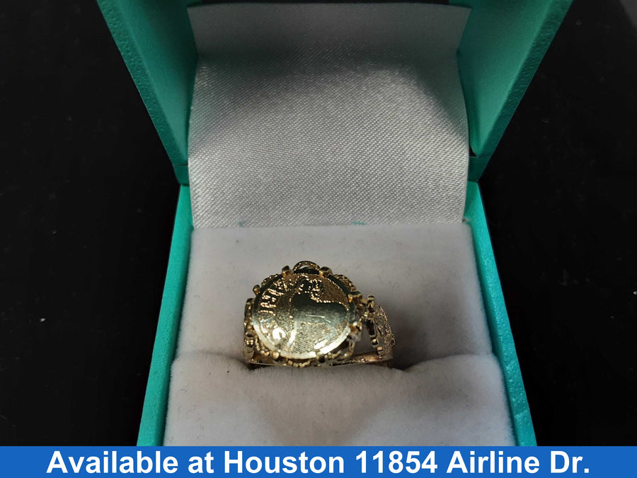 Women's Ring - Yellow Gold 14k (.585) 3.2 grams Size 7