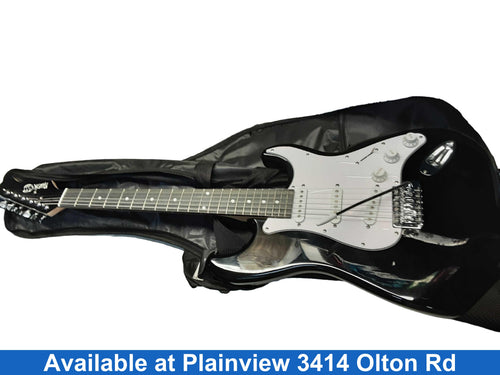Rockjam Black Electric Classic Guitar