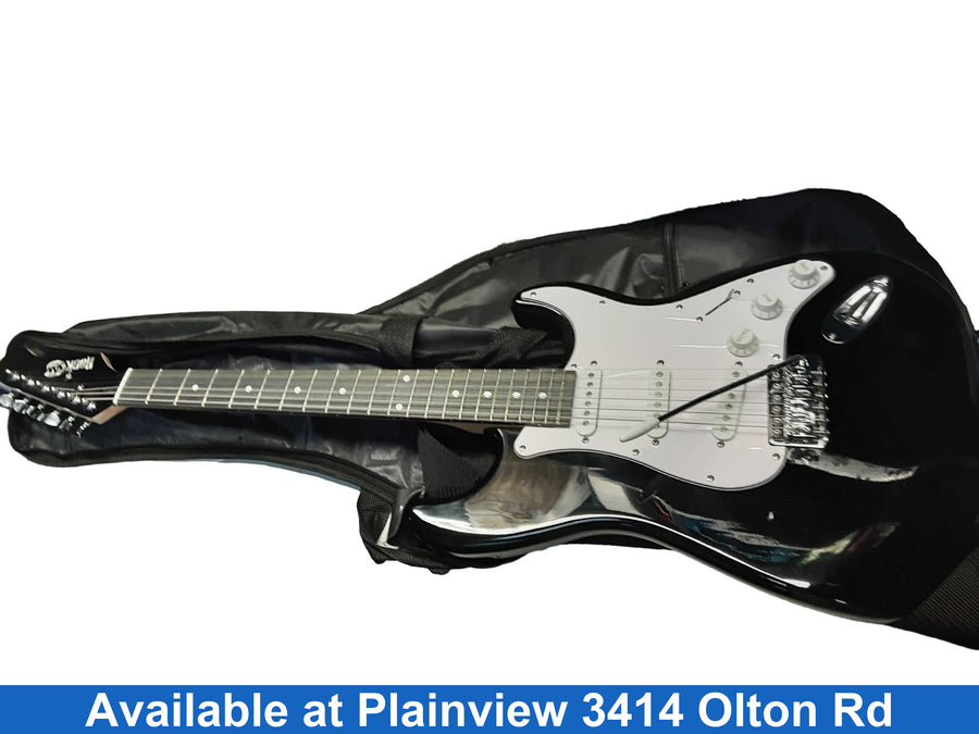 Rockjam Black Electric Classic Guitar
