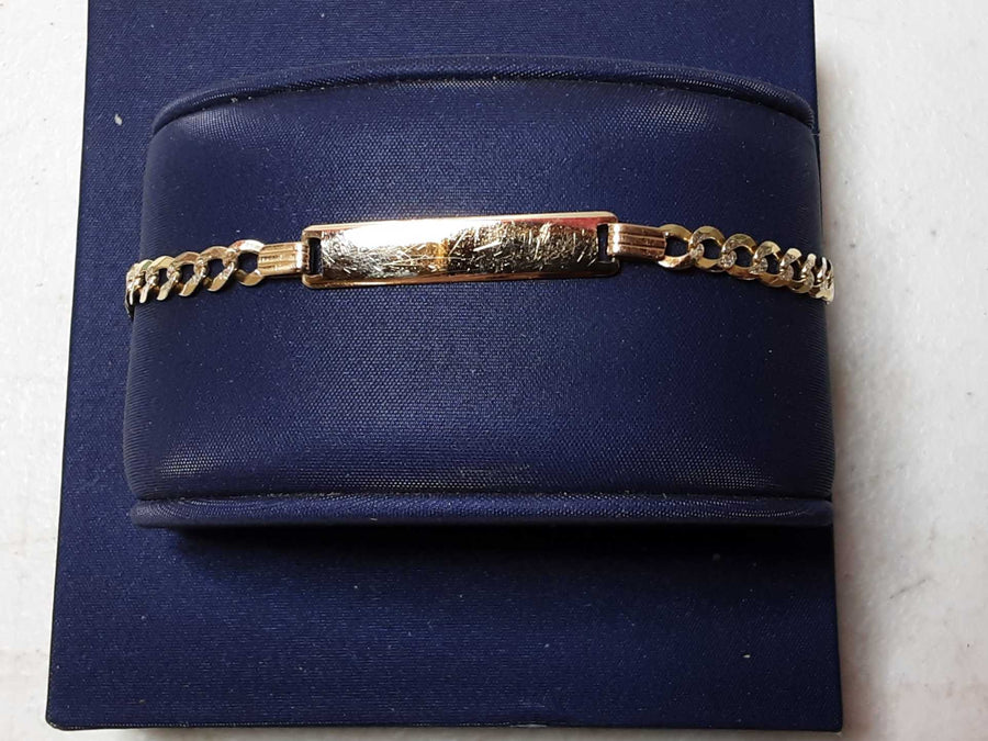 ID Bracelet - Yellow Gold 14k (.585) 4.4 grams 6 inch