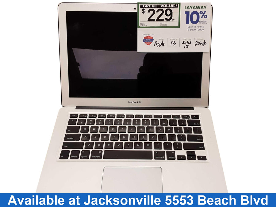 Apple A1466 Intel Core I5 - 2nd Generation 8 Gb 256 Gb Silver Laptop