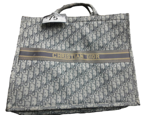 Christian Dior Tote Bag Blue Purse / Handbag
