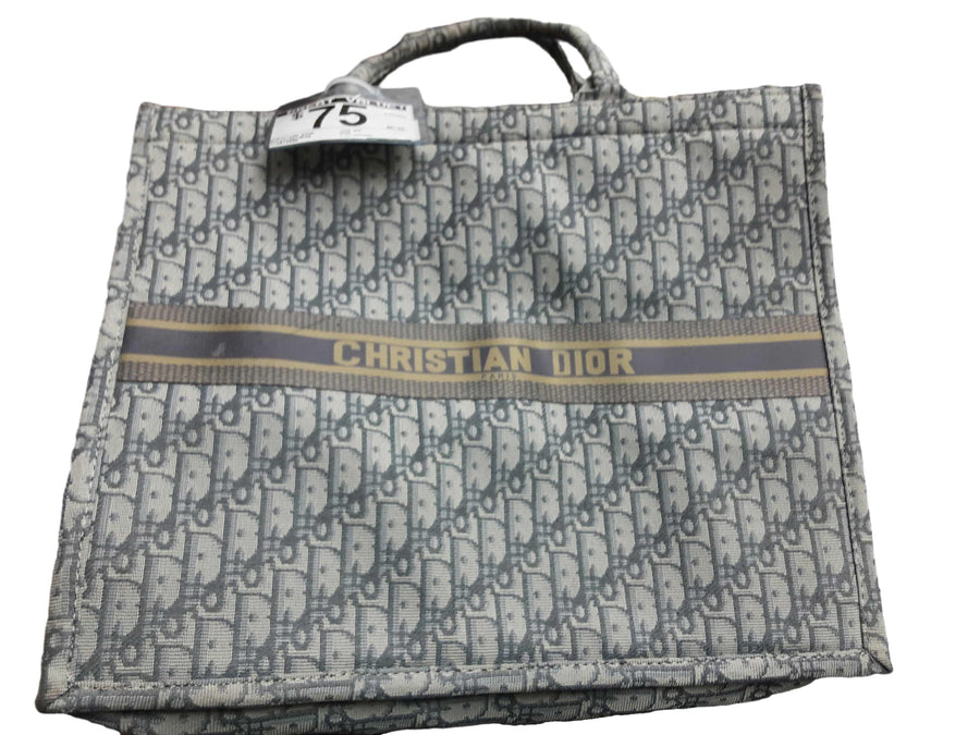 Christian Dior Tote Bag Blue Purse / Handbag