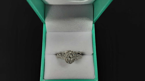 Ring - Engagement Set - White Gold 10k (.417) 3.7 grams Size 7