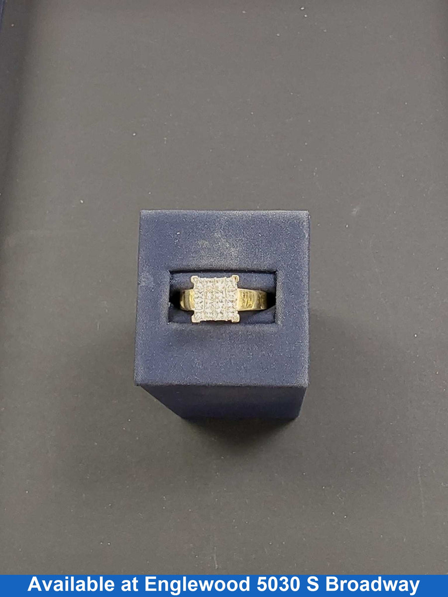 Women's Ring - Yellow Gold 14k (.585) 6.2 grams Size 7.5