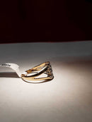 Women's Ring - Yellow Gold 14k (.585) 2.1 grams Size 5.5