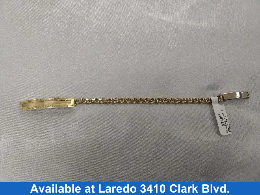 Bracelet - White Gold 10k (.417) 7.4 grams 5 inch
