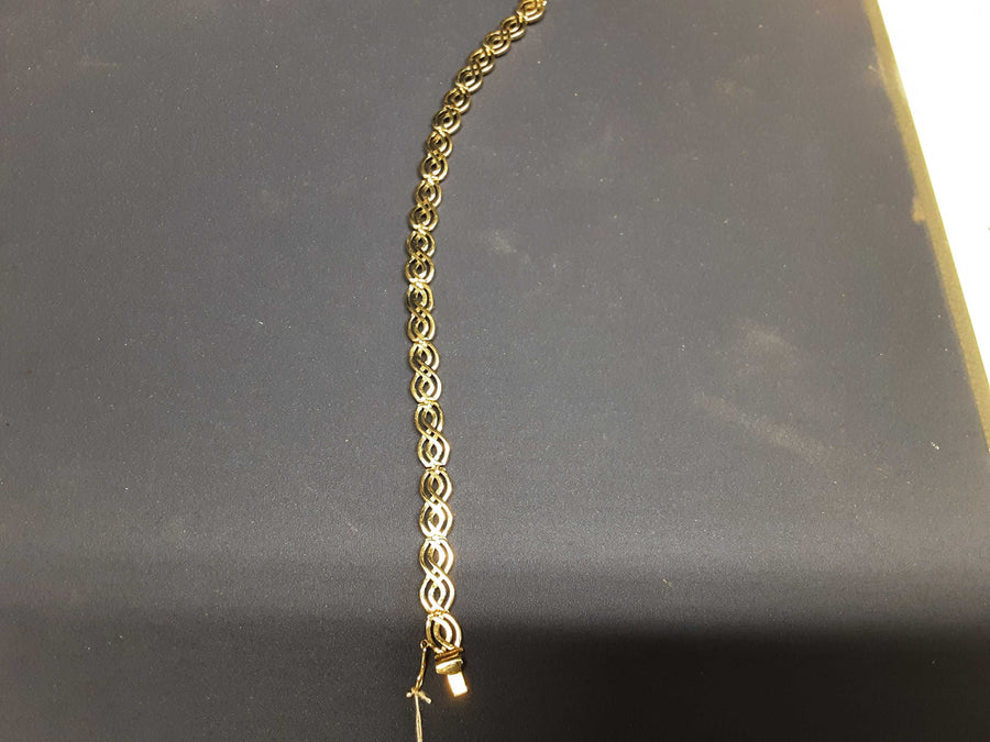 Link Bracelet - Yellow Gold 14k (.585) 8.3 grams 7 inch