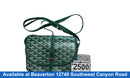 Goyard Belvedere Pm Green Purse / Handbag
