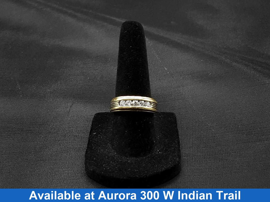 Ring - Wedding Band - Yellow Gold 14k (.585) 4.9 grams Size 6