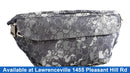 Gucci Denim Camouflage Large Belt Bag Blue Purse / Handbag