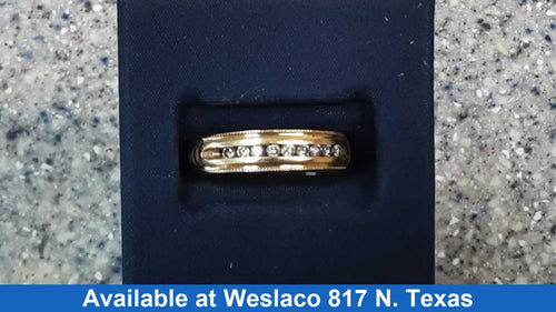 Ring - Wedding Band - Yellow Gold 14k (.585) 5.4 grams Size 9