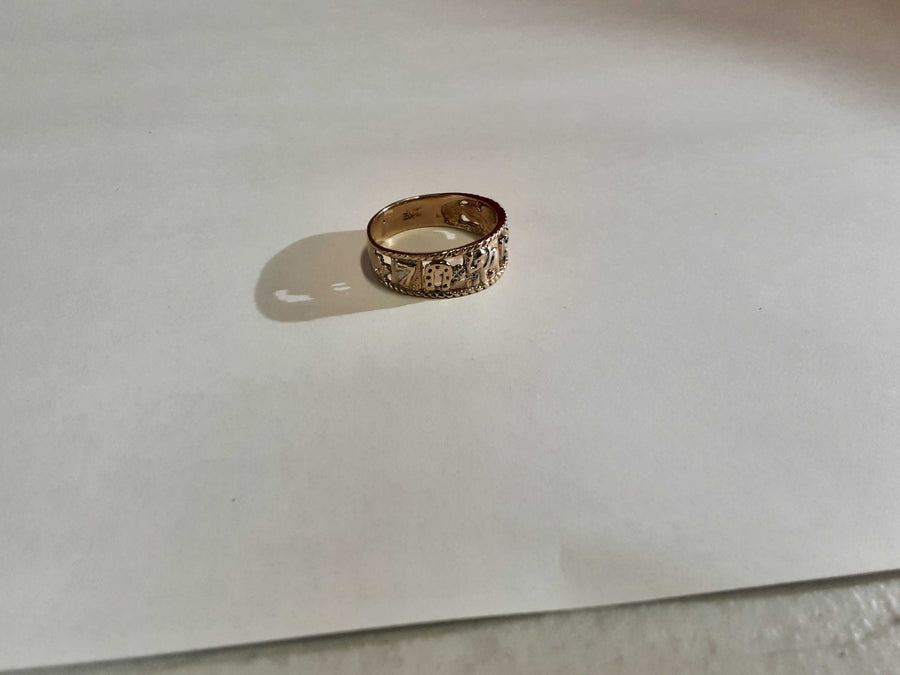 Women's Ring - Yellow Gold 14k (.585) 3.8 grams Size 9