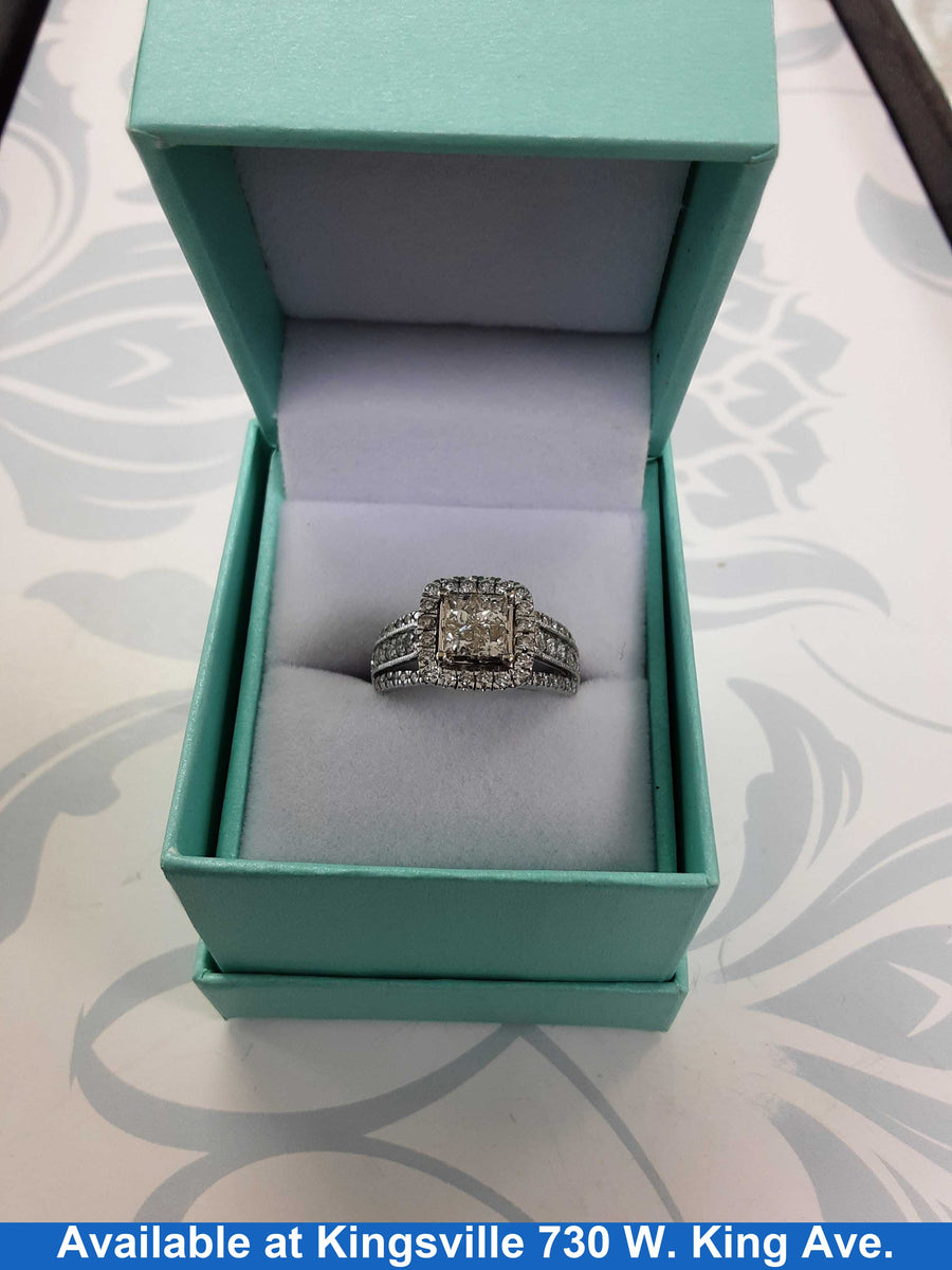 Women's Ring - White Gold 14k (.585) 7.3 grams Size 7