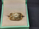 Women's Ring - Solitaire - Yellow Gold 14k (.585) 6.3 grams Size 9.5