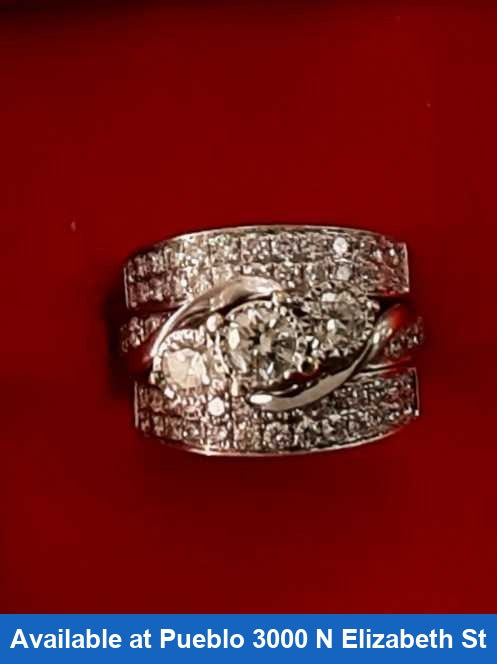 Women's Ring - White Gold 14k (.585) 9.2 grams Size 6