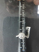 Ring - Engagement Set - White Gold 14k (.585) 5 grams Size 7