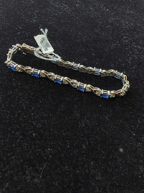 Tennis Bracelet - White Gold 14k (.585) 17.2 grams 8 inch