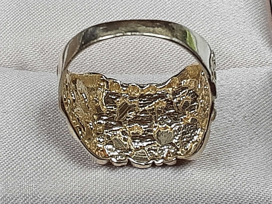 Men's Ring - Yellow Gold 10k (.417) 3.7 grams Size 8.5