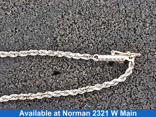 Rope Chain - Yellow Gold 14k (.585) 7.2 grams 20 inch