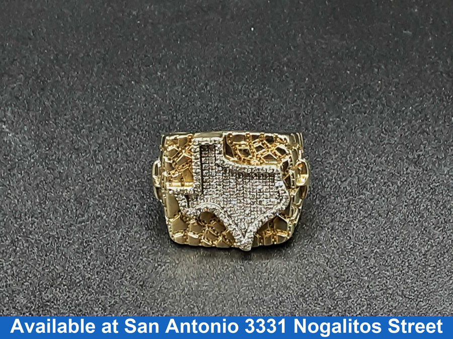 Men's Ring - Yellow Gold 14k (.585) 8.4 grams Size 7