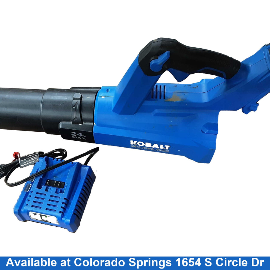 Kobalt Khb 4124b-03 Blue Cordless Leaf Blower