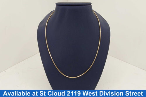 Serpentine Chain - Yellow Gold 14k (.585) 6.302 grams 20 inch