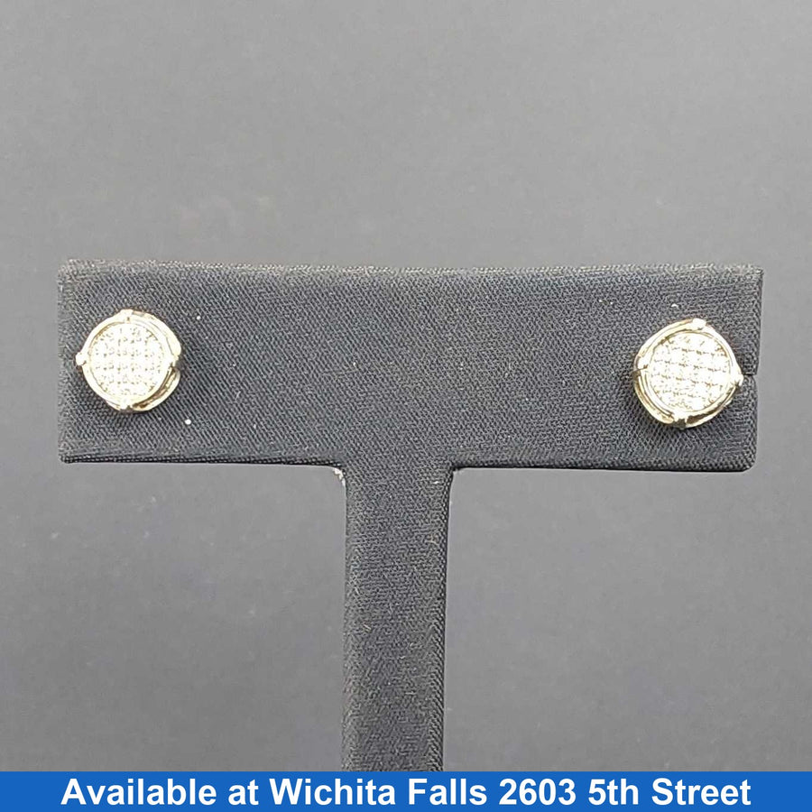 Double Stud Earring - Silver 2.4 grams