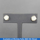 Double Stud Earring - Silver 2.4 grams