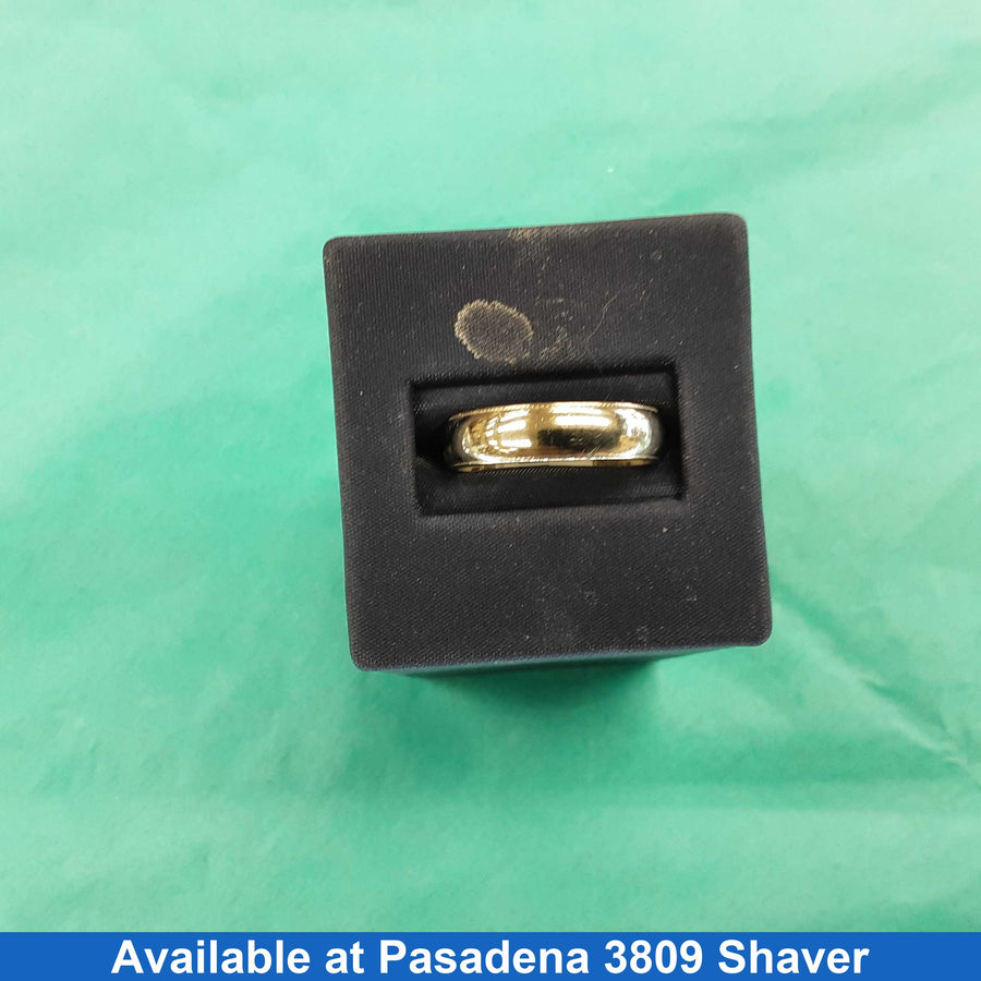 Ring - Wedding Band - White Gold 14k (.585) 5 grams Size 9.5