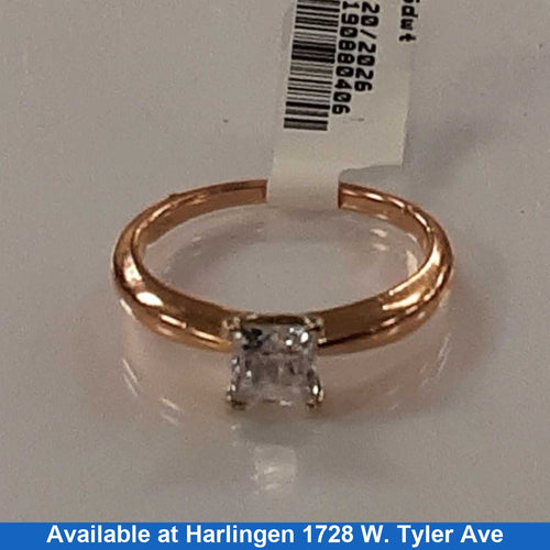 Women's Ring - Solitaire - Rose Gold 14k (.585) 4.6 grams Size 9.5