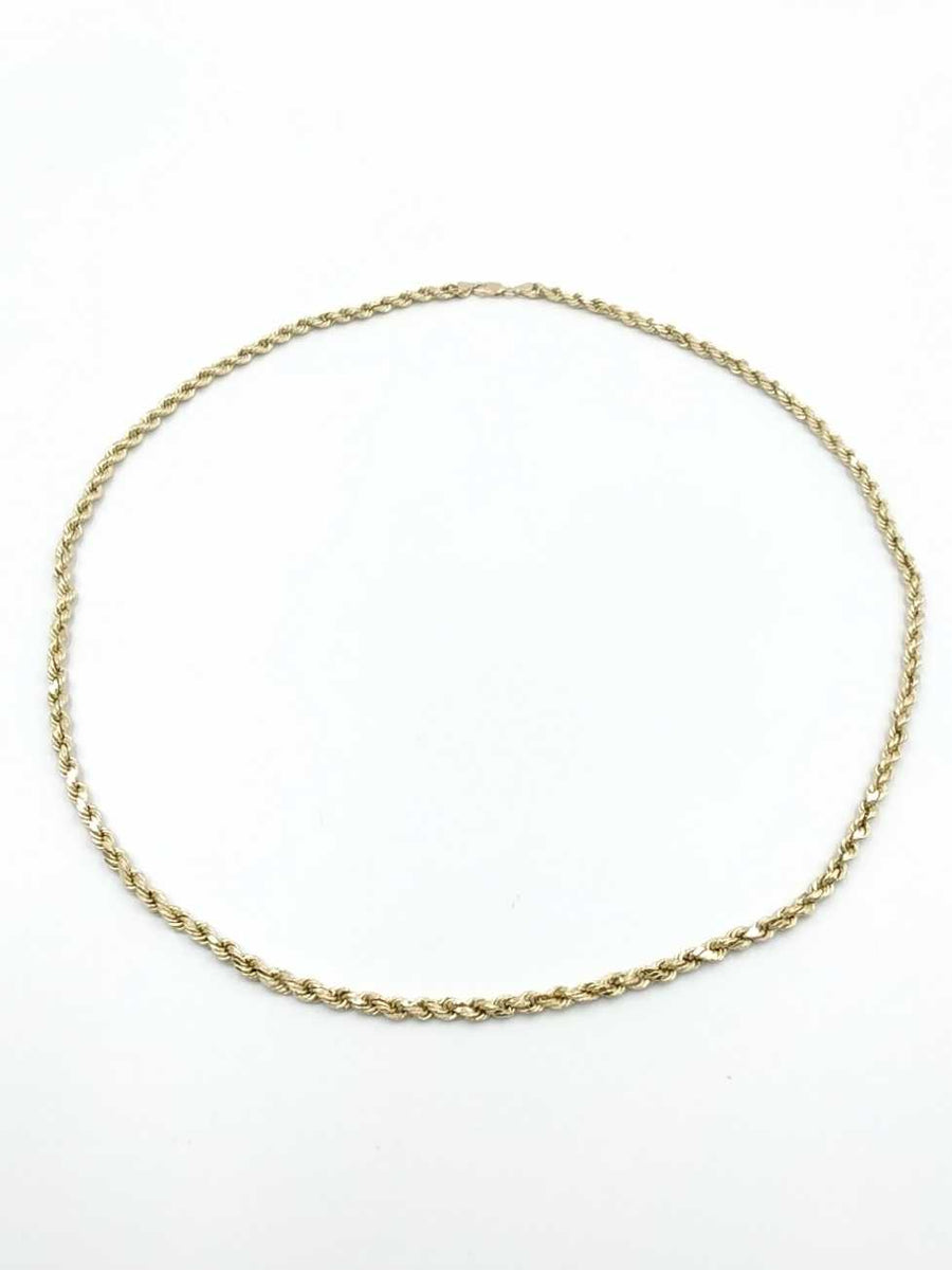 Rope Chain - Yellow Gold 10k (.417) 8 grams 24 inch